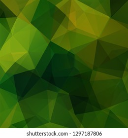Abstract geometric style green background. Vector illustration