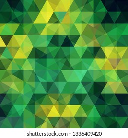 Abstract geometric style green background. Vector illustration