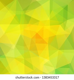 Abstract geometric style green background. Vector illustration