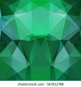 Abstract geometric style green background.  Business background  Vector illustration