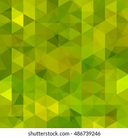 Abstract geometric style green background.  Vector illustration