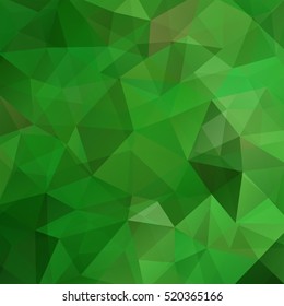 Abstract geometric style green background.  Vector illustration