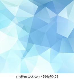 Abstract geometric style light blue background. Vector illustration.
