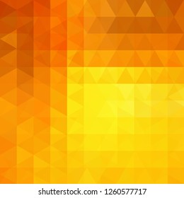 Abstract geometric style orange background. Orange business background Vector illustration