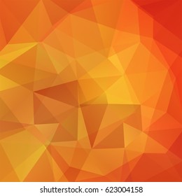 Abstract geometric style orange background.  Business background  Vector illustration