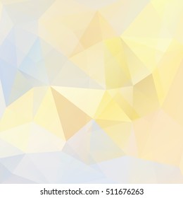 Abstract geometric style pastel background.  Vector illustration. Beige, blue, yellow colors