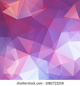 Abstract geometric style pink background. Vector illustration