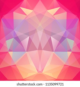 Abstract geometric style pink  background. Vector illustration