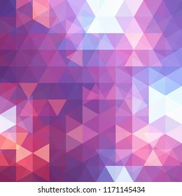 Abstract geometric style pink background. Purple business background Vector illustration