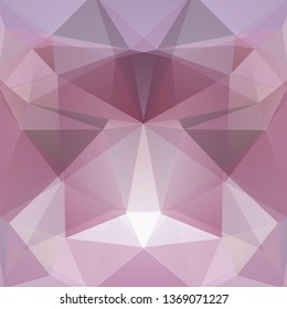 Abstract geometric style pink background. Vector illustration