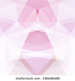Abstract geometric style pink background. Pastel pink business background Vector illustration