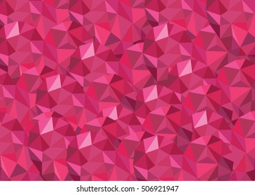 Abstract geometric style Pink background.  Vector illustration.