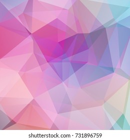 Abstract geometric style pink background. Vector illustration