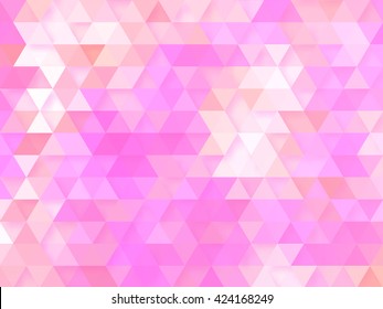 Abstract geometric style pink pastel polygon background
