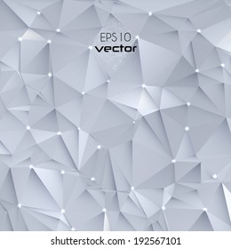 Abstract geometric style polygonal background, future concept design