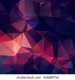 Abstract geometric style purple background.  Dark business background  Vector illustration