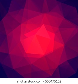 Abstract geometric style purple background.  Red business background  Vector illustration