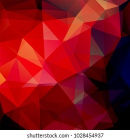 Abstract geometric style red background. Vector illustration