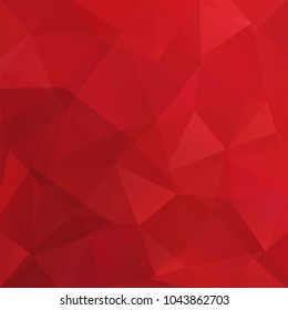 Abstract geometric style red background. Red usiness background Vector illustration