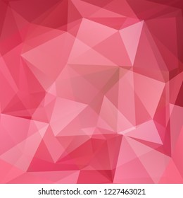 Abstract geometric style red background. Vector illustration