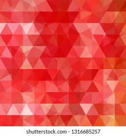 Abstract geometric style red background. Vector illustration