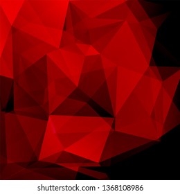 Abstract geometric style red background. Vector illustration