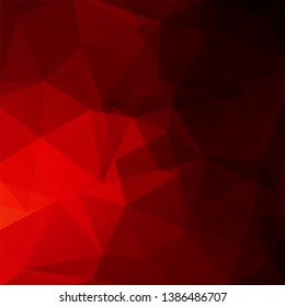 Abstract geometric style red background. Red business background Vector illustration