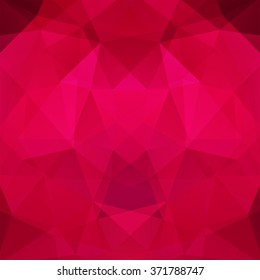 Abstract geometric style red background.  Pink  business background  Vector illustration