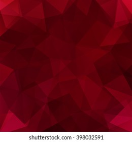 Abstract geometric style red background. Dark red business background  Vector illustration