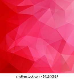 Abstract geometric style red background. Vector illustration