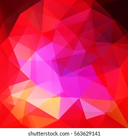 Abstract geometric style red background.  Vector illustration