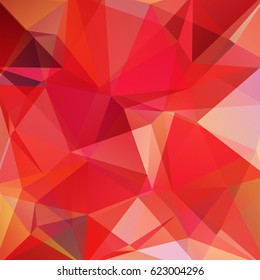 Abstract geometric style red background.   Vector illustration