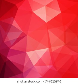 Abstract geometric style red background. Vector illustration
