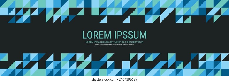 Abstract geometric style vector background. Web banner, card, coupon design template