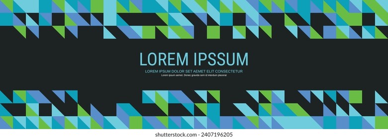 Abstract geometric style vector background. Web banner, card, coupon design template