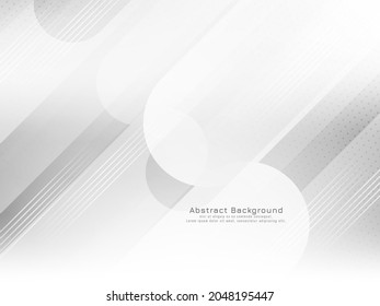 Abstract geometric style white stripes modern background vector