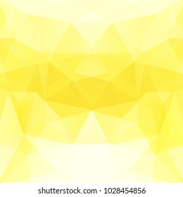 Abstract geometric style yellow background. Vector illustration