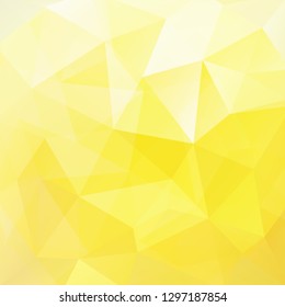 Abstract geometric style yellow background. Vector illustration