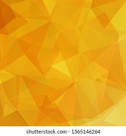 Abstract geometric style yellow background. Vector illustration