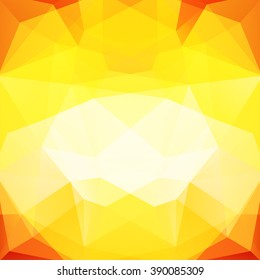 Resumen de estilo geométrico amarillo fondo.  Iluminación del fondo del negocio Iluminación Ilustración del vector