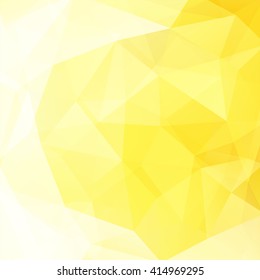 Abstract geometric style yellow background. Vector illustration