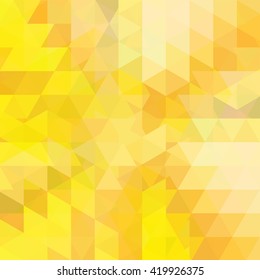 Abstract geometric style yellow background.  Yellow business background  Vector illustration