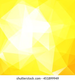 Abstract geometric style  yellow background.   Light business background  Vector illustration