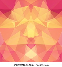 Abstract geometric style yellow background.  Orange business   Vector illustration