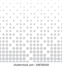 Abstract geometric subtle deco art halftone circle pattern