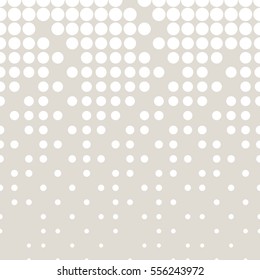Abstract geometric subtle deco art halftone circle pattern