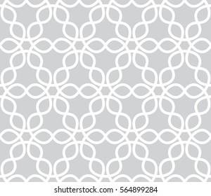 Abstract geometric subtle gray hipster deco art pattern