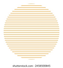 Abstract geometric sun, full moon line art illustration. Dragon Boat Festival, Mid Autumn Festival, traditional holiday clip art, card, banner, poster element. Asian style design, isolated vector.