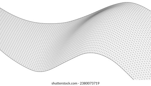 abstract geometric surface wave 3d	
