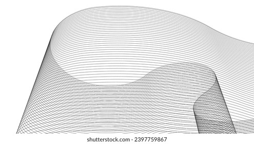 onda de superficie geométrica abstracta 3d	
